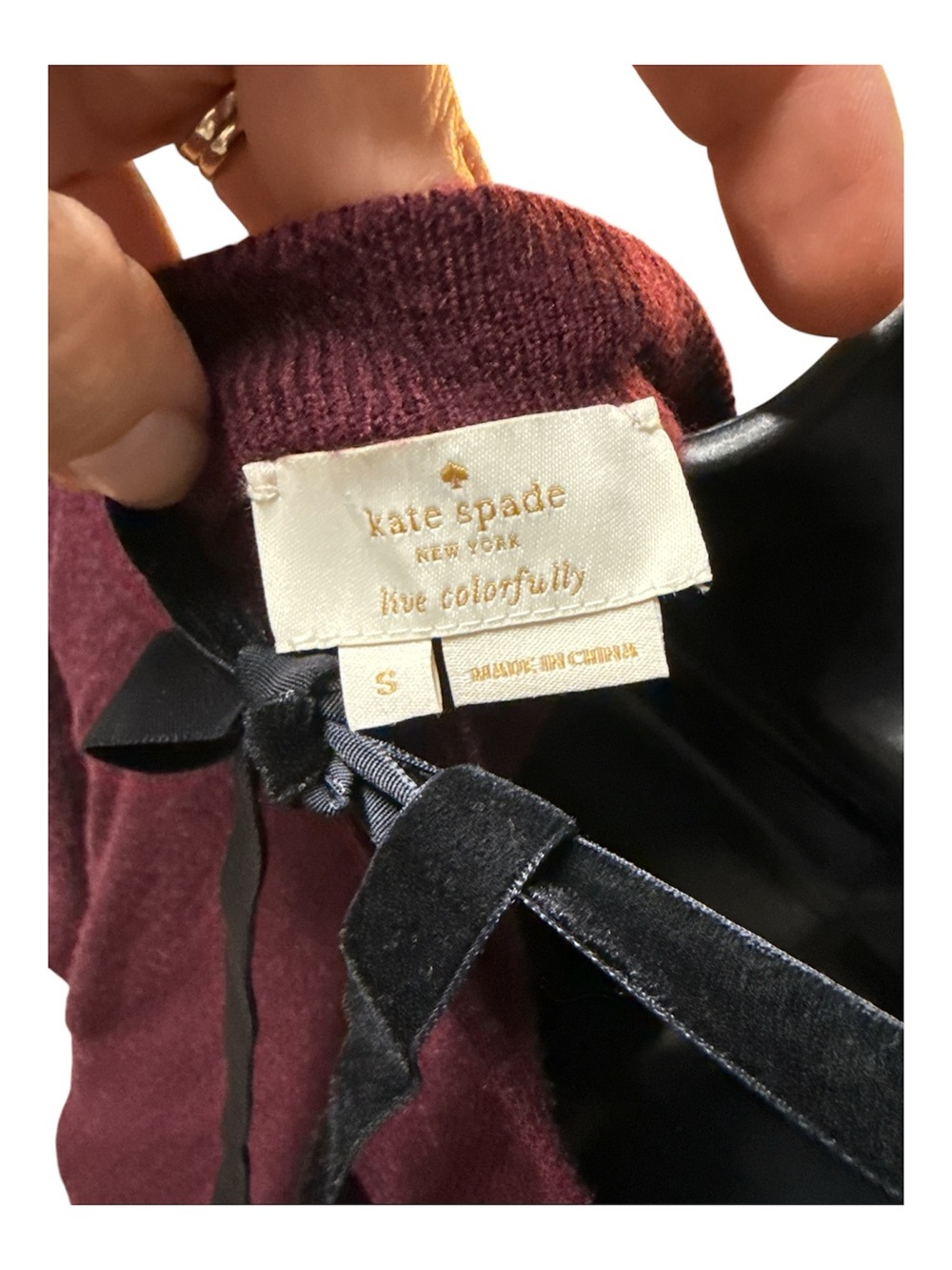 Kate Spade embellished neckline sweater - Picture 5 of 5